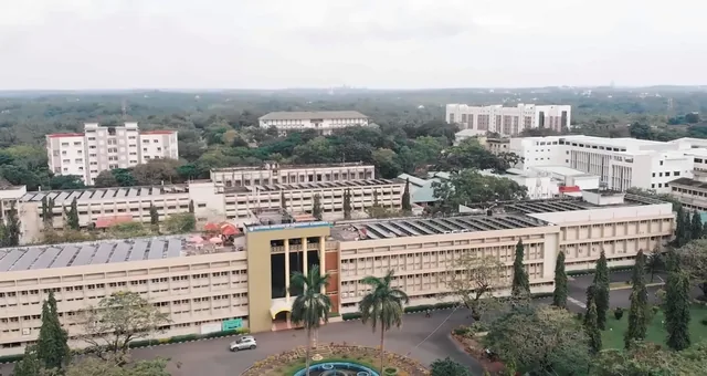 Aerial view of the NITK Surathkal campus